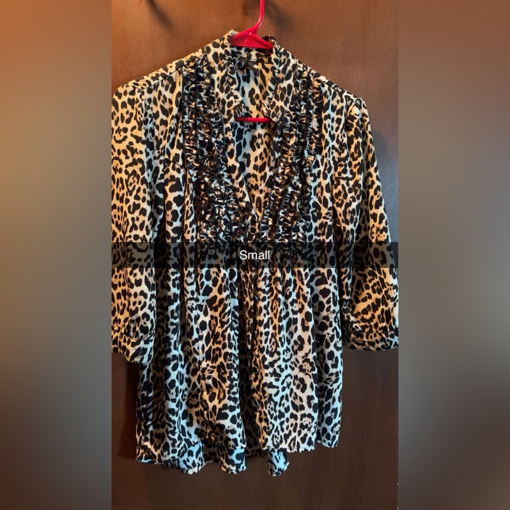 Leopard Print Blouse
